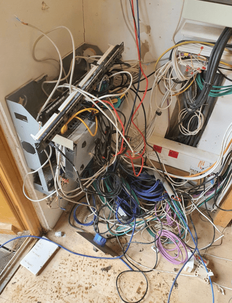 Réseau informatique en désordre